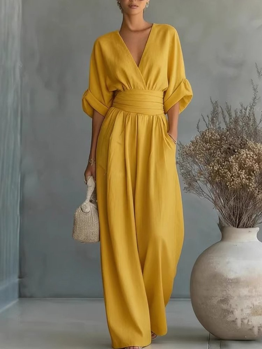 Elira | Combinaison Essentielle à Encolure en V