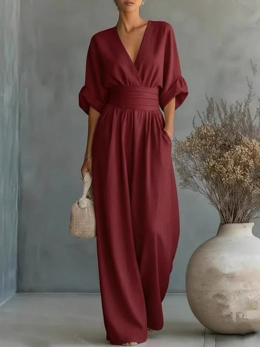 Elira | Combinaison Essentielle à Encolure en V