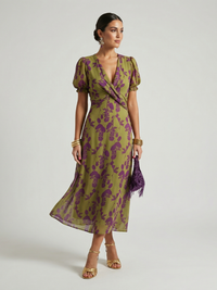 Virel | Robe Midi Florale Détendue