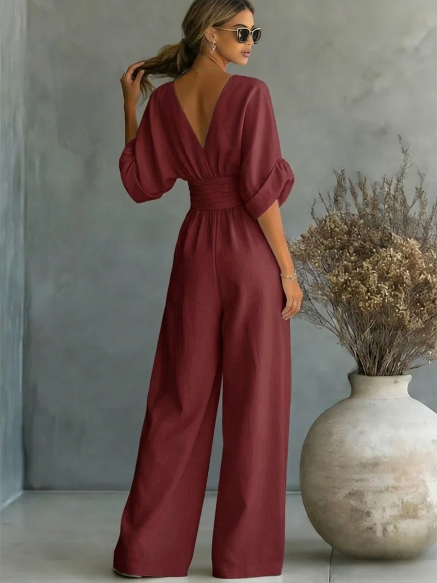 Elira | Combinaison Essentielle à Encolure en V