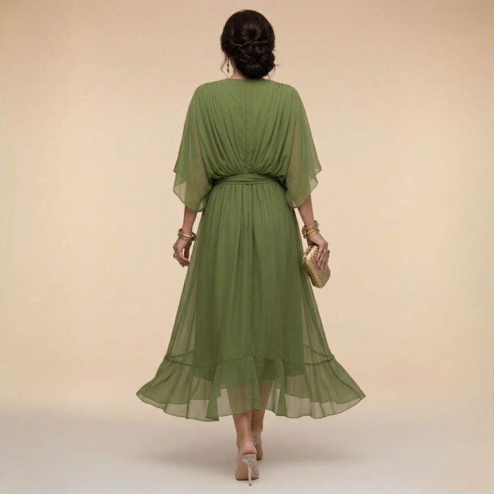 Sorena | Robe maxi élégante à encolure en V