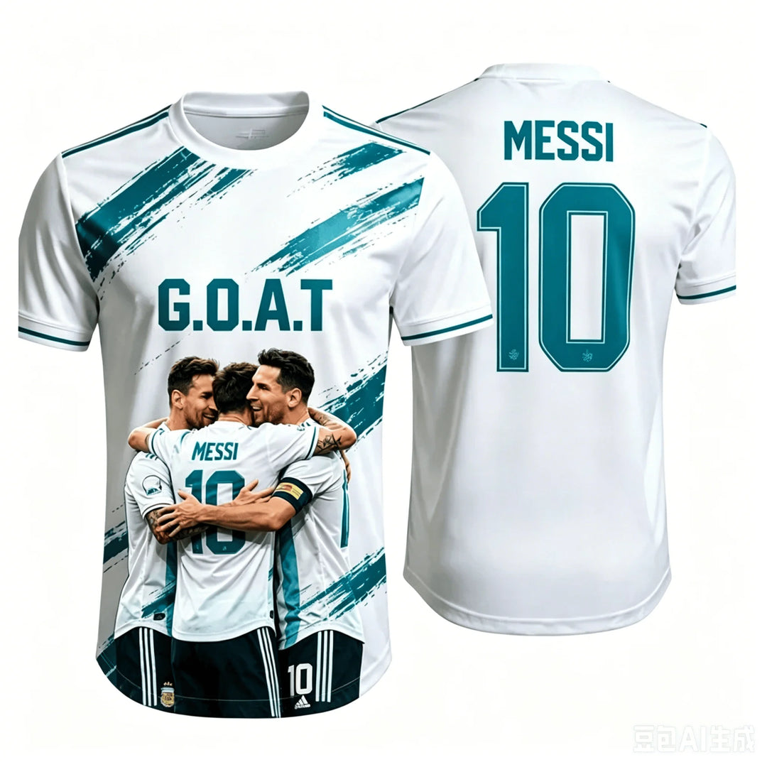 Maillot de football Messi – T-shirt sec et respirant
