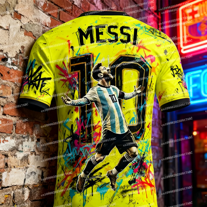 Maillot Messi T-shirt Homme de football et Maillot Femme de football