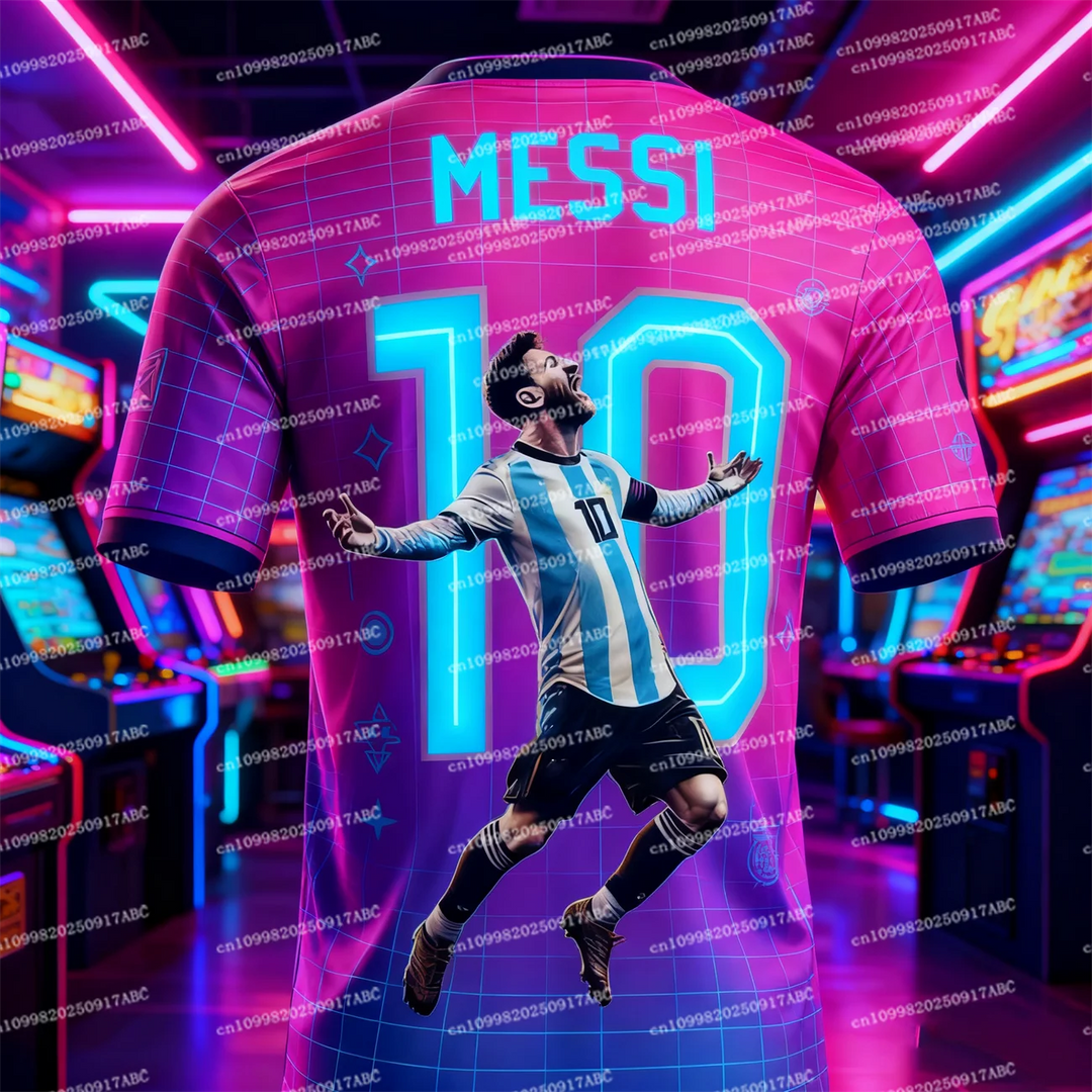 Maillot Messi T-shirt Homme de football et Maillot Femme de football