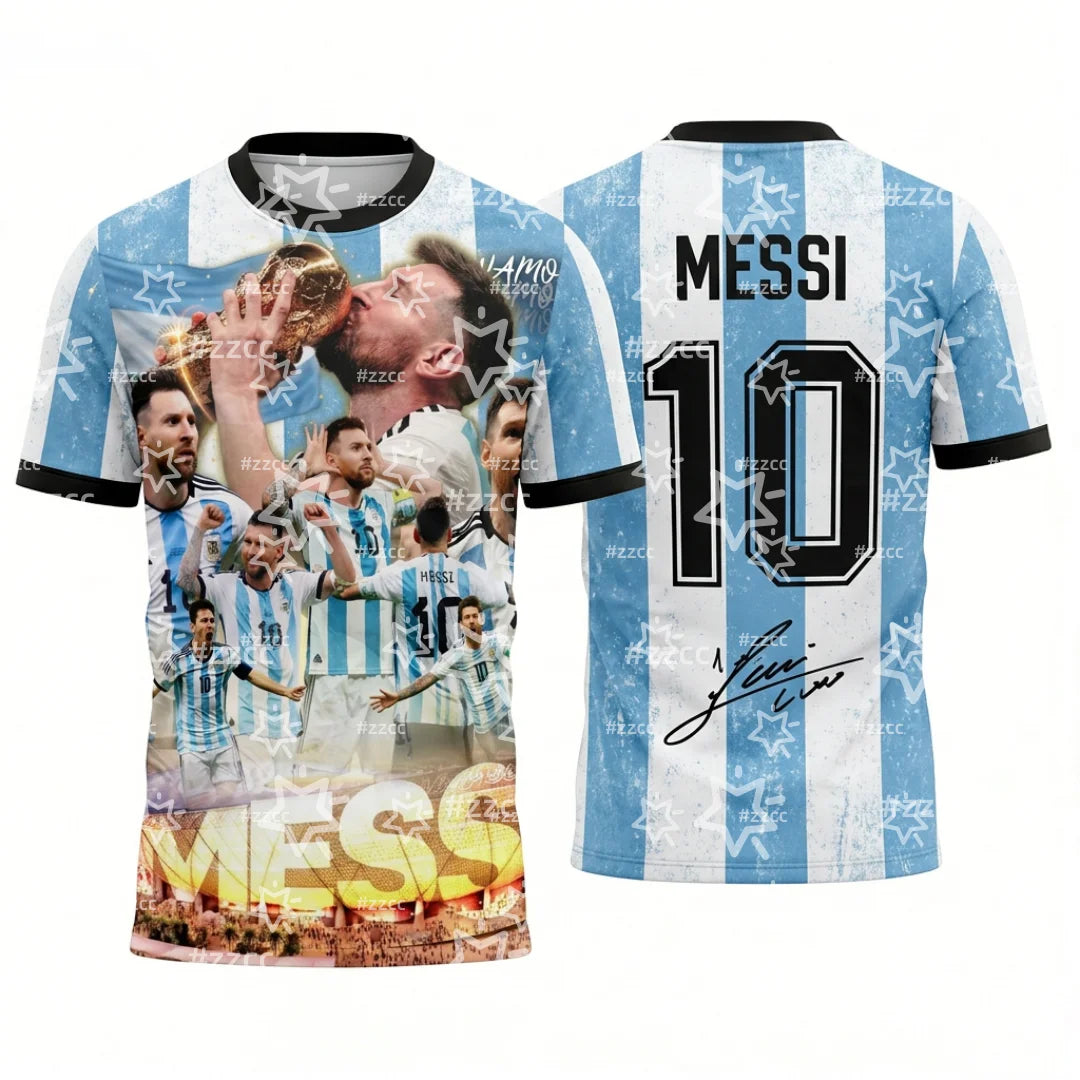 Maillot de Messi pour l'équipe d'Argentine (match)
