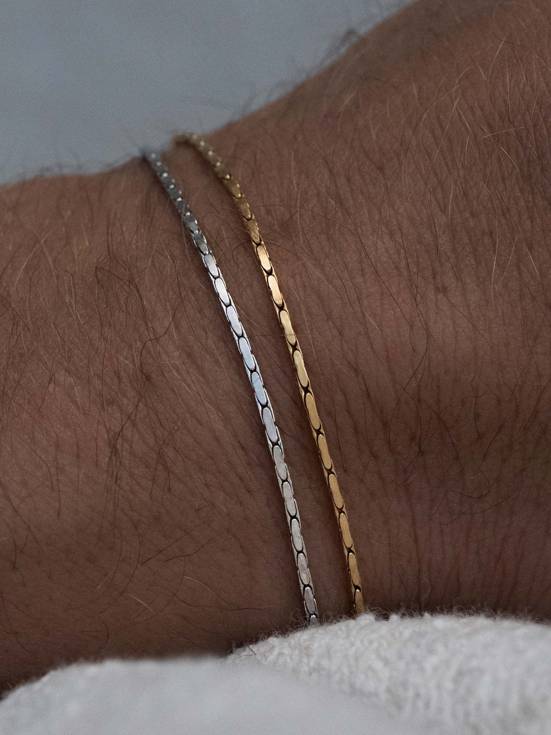 Bracelet en chaîne de fil métallique