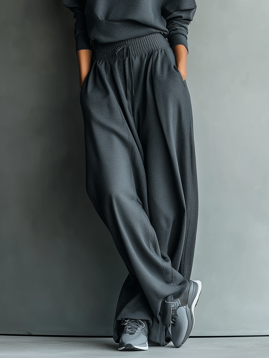 Ensemble en tricot — pantalon ample