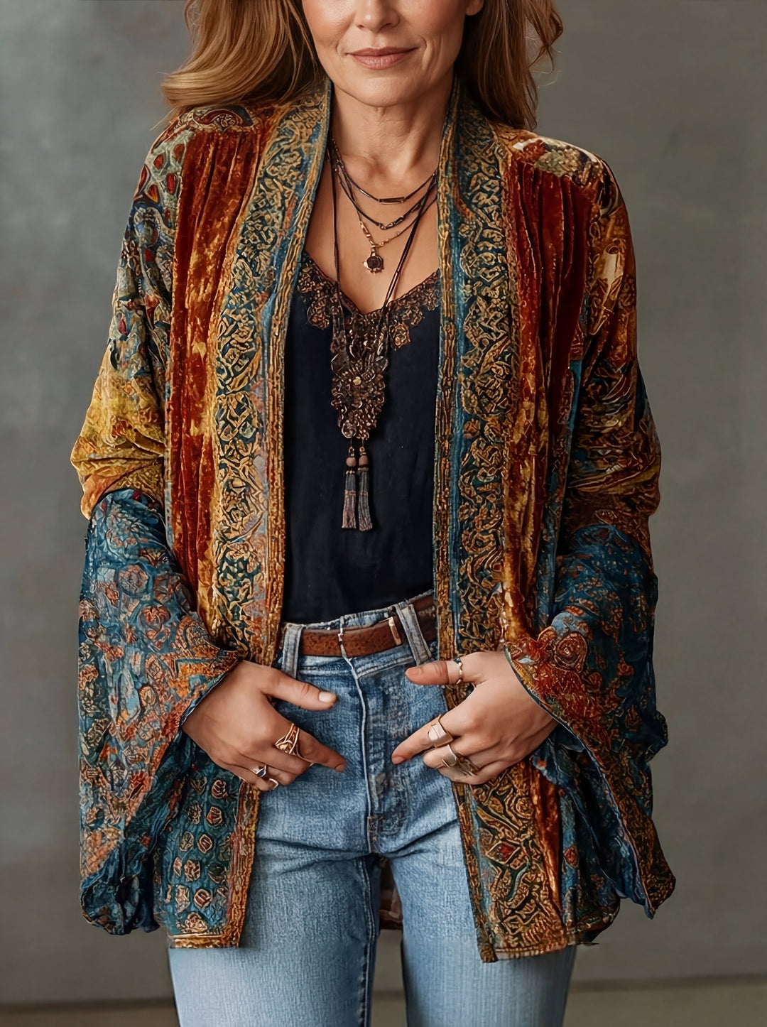 Aria | Veste kimono bohème