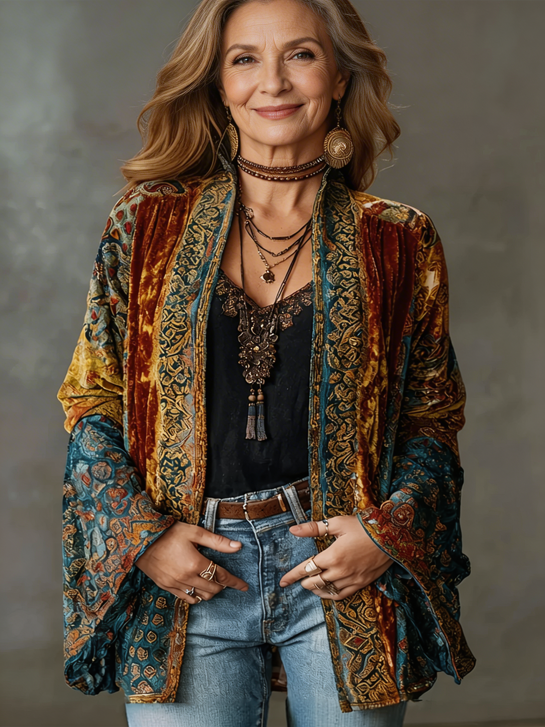 Aria | Veste kimono bohème